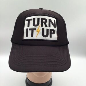 Rare Aviator Nation Black 'Turn It Up' Trucker Hat